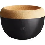 Hluboká mísa na uskladnění ovoce a zeleniny s korkovým víkem, 4,7l, lanýžová