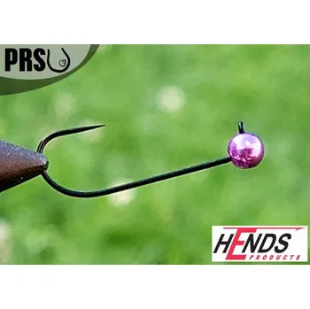 Rybářský háček Tungstenová hlavička bez protihrotu Hends velikost 8 barva Purple - 0,4g