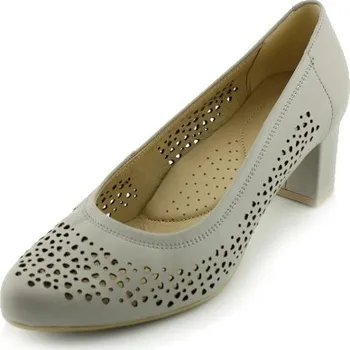 Dámské lodičky Nadměrná dámská obuv TR936 šedá (nadměrné lodičky)