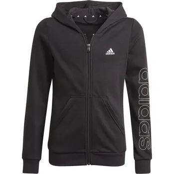 Chlapecká mikina Mikina s kapucí adidas Essentials Logo Full-Zip Hoodie Jr GN4050 128 cm