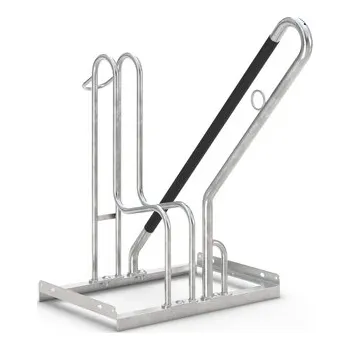 stojan na kolo Opěrný stojan na jízdní kola 4801 XXBF, ochrana proti nárazu, š 600 mm, volně stojící, rozšiřitelný