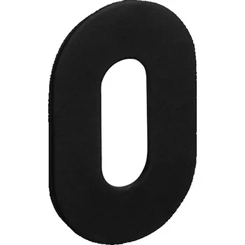 Dveřní kování Dveřní rozeta MP 1UOR BB, Otvor pro obyčejný klíč BB, MP BS (černá mat)