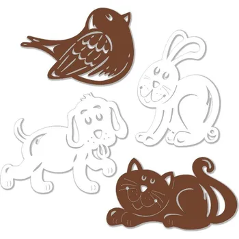Výřez zvířátka, 8 ks