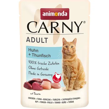 Pro kočku animonda Carny Adult kuře a hovězí 24 × 85 g