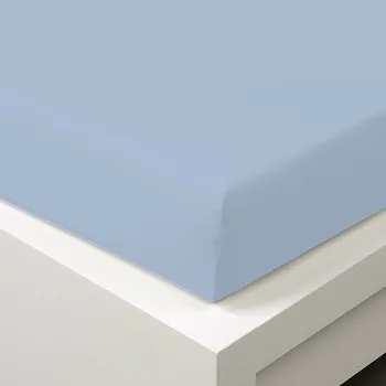 Prostěradlo Jersey prostěradlo s elastanem světle modré: 90x200cm