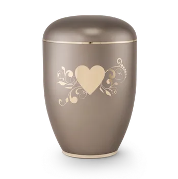 Smuteční dekorace Ekologická urna Creatio - Srdce/Fumé