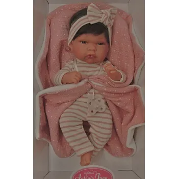 Panenka Antonio Juan 60146 miminko holčička Toneta Toneta s vlásky 33 cm