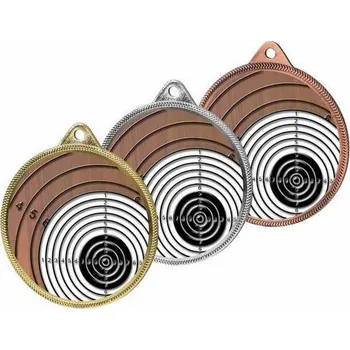 Poháry Bauer Kovová medaile MDL001M50 | Střelba