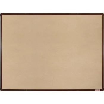 Tabule textil boardOK 180 x 120 cm, rám hnědý