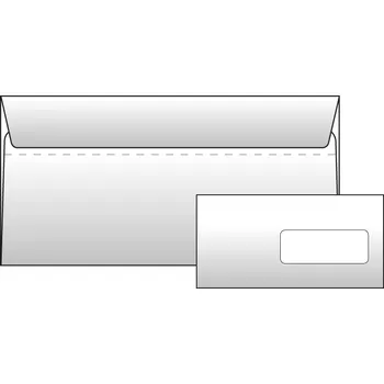 Obálka Obálka DL, okénko vpravo, samolepicí