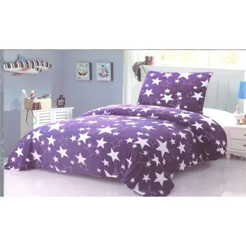 Povlečení Povlečení mikroplyš Hvězda fialová 140X200, 70X90