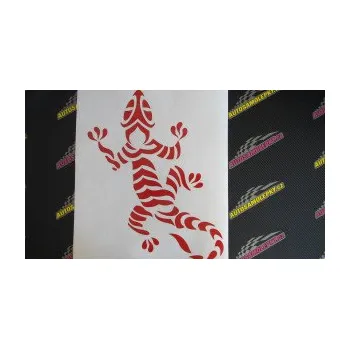 Samolepící dekorace SAMOLEPKA Ještěrka 009 levá (09 - bílá) NA AUTO, NÁLEPKA, FÓLIE, POLEP, TUNING, VLASTNÍ TEXT, TISK, AUTOSAMOLEPKY.cz, POLEPY, OBRÁZEK, LOGO, SAMOLEPKY