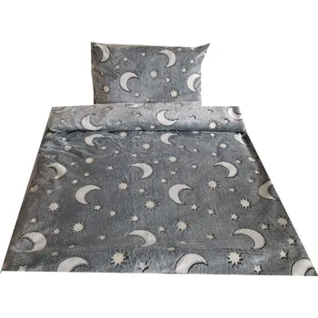 Povlečení Svítící povlečení Měsíc a hvězdy