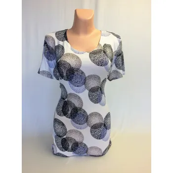 Dámská tunika Halenka REKON, Barva Světle modrá, Velikost XXL50, Materiál 96% Viskoza 4% Lycra