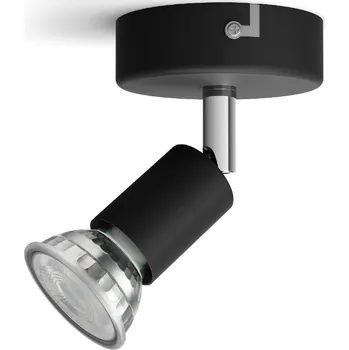 Nástěnné svítidlo Philips Limbali bodové svítidlo 1x GU10 50W bez zdroje IP20, černé