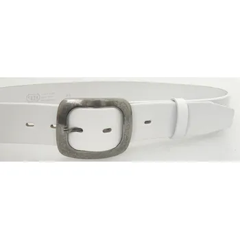 Opasek PENNY BELTS Kožený opasek 5000 bílý - 105 cm