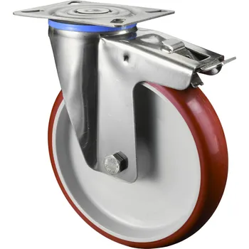 Pojezdové kolečko Nerezové polyuretanové pojezdové kolo H120.B26.150