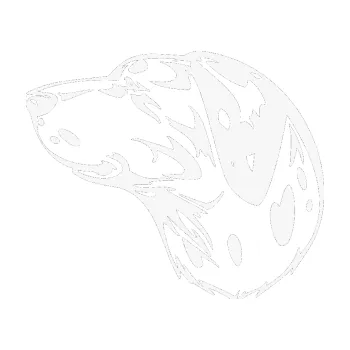 Polep vozidla SAMOLEPKA Pes 002 levá Dalmatin (09 - bílá) NA AUTO, NÁLEPKA, FÓLIE, POLEP, TUNING, VLASTNÍ TEXT, TISK, AUTOSAMOLEPKY.cz, POLEPY, OBRÁZEK, LOGO, SAMOLEPKY