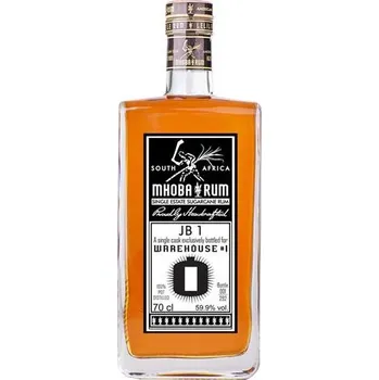Rum Mhoba Single Cask Bourbon (Jim Beam) 2019 Warehouse #1 Exclusive 59,9% 0,7 l&nbsp;(holá láhev)