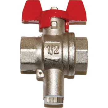 Bmeters Kulový kohout s M10x1 pro montáž teploměru V-20