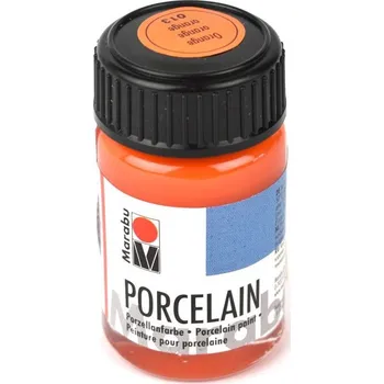 Speciální výtvarná barva Barva na porcelán, oranžová, 15 ml, 013