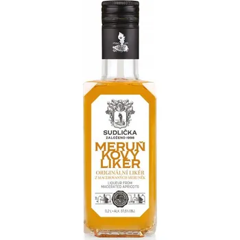 Likér SUDLIČKA merunkový likér !!47.5% 37,5% 0,2l (holá láhev)