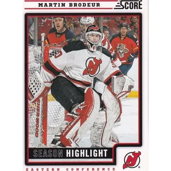 Sběratelská karetní hra insert karta MARTIN BRODEUR 12-13 Score Season Highlight číslo 30