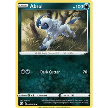 Sběratelská karetní hra Absol 038/073 - Champion´s Path Typ karty: Non-Holo