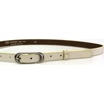 Opasek PENNY BELTS Kožený opasek 20-175-605 zlatý METAL - 105 cm