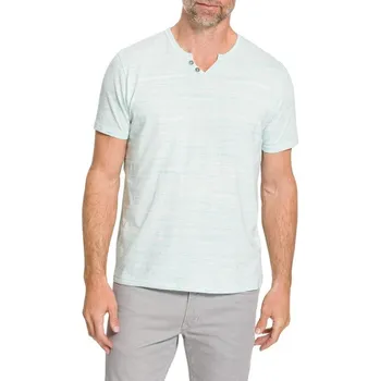 Pánské tričko PIONEER® PÁNSKÉ HENLEY TRIKO- SV. ZELENÝ MELÍR M