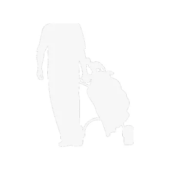 Polep vozidla SAMOLEPKA Golfista 009 levá (09 - bílá) NA AUTO, NÁLEPKA, FÓLIE, POLEP, TUNING, VLASTNÍ TEXT, TISK, AUTOSAMOLEPKY.cz, POLEPY, OBRÁZEK, LOGO, SAMOLEPKY