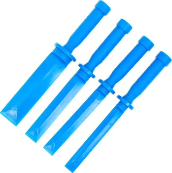 Ruční sekáč Plastové škrabky, šábry na lepené závaží, lišty, 19 - 36 mm, sada 4 ks - QUATROS QS14242