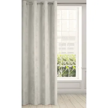 Kusový závěs s očky Elisa - béžový 250 x 140 cm