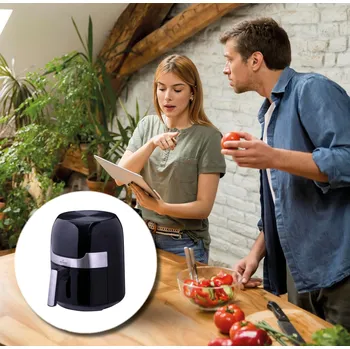 fritéza Deminas Výkonná horkovzdušná fritéza s dotykovým LED displejem