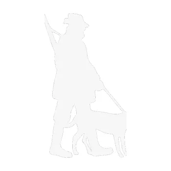 Samolepící dekorace Myslivec 002 pravá (09 - bílá) SAMOLEPKA NA AUTO, NÁLEPKA, FÓLIE, POLEP, TUNING, VLASTNÍ TEXT, TISK, AUTOSAMOLEPKY.cz, POLEPY, OBRÁZEK, LOGO, 3D STICKERS