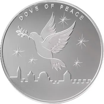 Stříbrná medaile Holubice 1 oz BU round