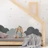 Příslušenství pro dětskou postel a kolébku Vylen Ochrana stěn mraky 200 x 44,6 cm