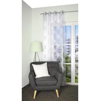 Záclona Home Wohnideen hotová záclona 53919 BRENNON 1105 prirodni 245x140 cm (v x s)