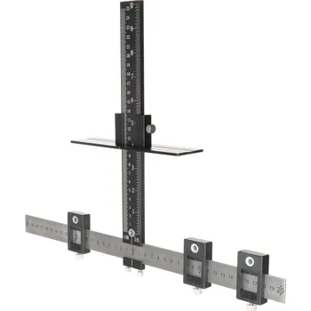 Interex Profesionální šablona pro montáž úchytek / Černá