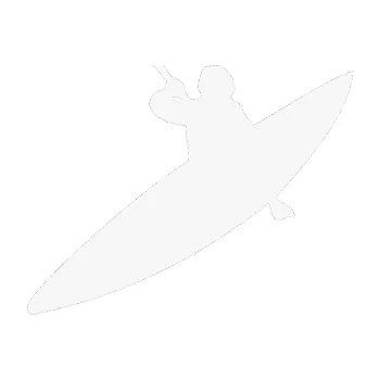 Polep vozidla SAMOLEPKA Kanoista 001 levá (09 - bílá) NA AUTO, NÁLEPKA, FÓLIE, POLEP, TUNING, VLASTNÍ TEXT, TISK, AUTOSAMOLEPKY.cz, POLEPY, OBRÁZEK, LOGO, SAMOLEPKY