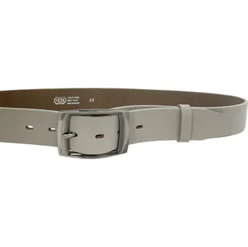 Opasek PENNY BELTS Kožený opasek 4451 šedý - 95 cm