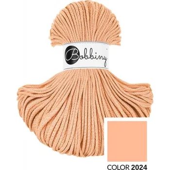 Příze Bobbiny bavlněná šňůra JUNIOR 3mm Peach Fuzz