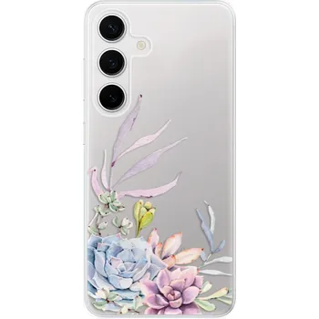 Pouzdro na mobilní telefon Odolné silikonové pouzdro iSaprio - Succulent 01 - Samsung Galaxy S24