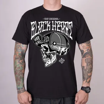 Pánské tričko Tričko Pánské BLACK HEART MAD MIKE Barva: Černá, Velikost: M