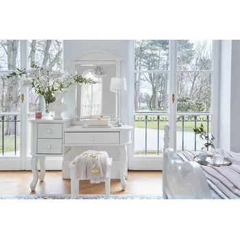 Toaletní stolek BEMONDI Toaletní stolek Carly bílý