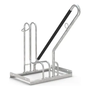 stojan na kolo Opěrný stojan na jízdní kola 4801 XXBF, ochrana proti nárazu, š 600 mm, volně stojící, 1x kolo