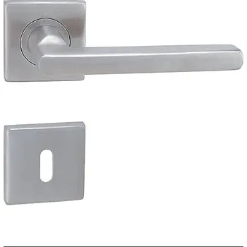 Dveřní kování Dveřní kování MP Daniela - HR (BN - Broušená nerez), klika-klika, Bez spodní rozety, MP BN (broušená nerez)