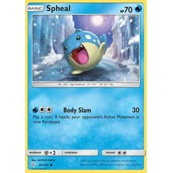 Volný čas Pokémon CEC 050/236 Spheal - Cosmic Eclipse Stav: Excellent, Verze: NORMAL