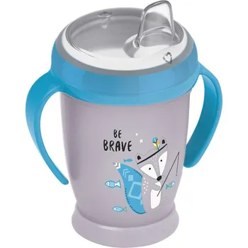 Canpol babies Hrníček 360 MINI 250ml Indian summer modrý