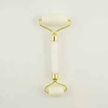 Jadeitový váleček na masáž - bílý